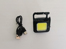 Прожектор, ліхтар, брелок, LED COB акумуляторний, USB-Type C, три режими та турбо режим HX-33E-30