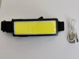 Ліхтарик налобний, акумуляторний LED COB HEADLAMP великий 2207022070