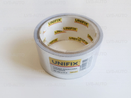 Стрічка клейка алюмінієва армована 50мм 5м UNIFIX, ALAR-5005