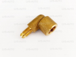 Кутовий перехідник з М10х1(зовніш.) на М14х1(внутр.), GOMET
